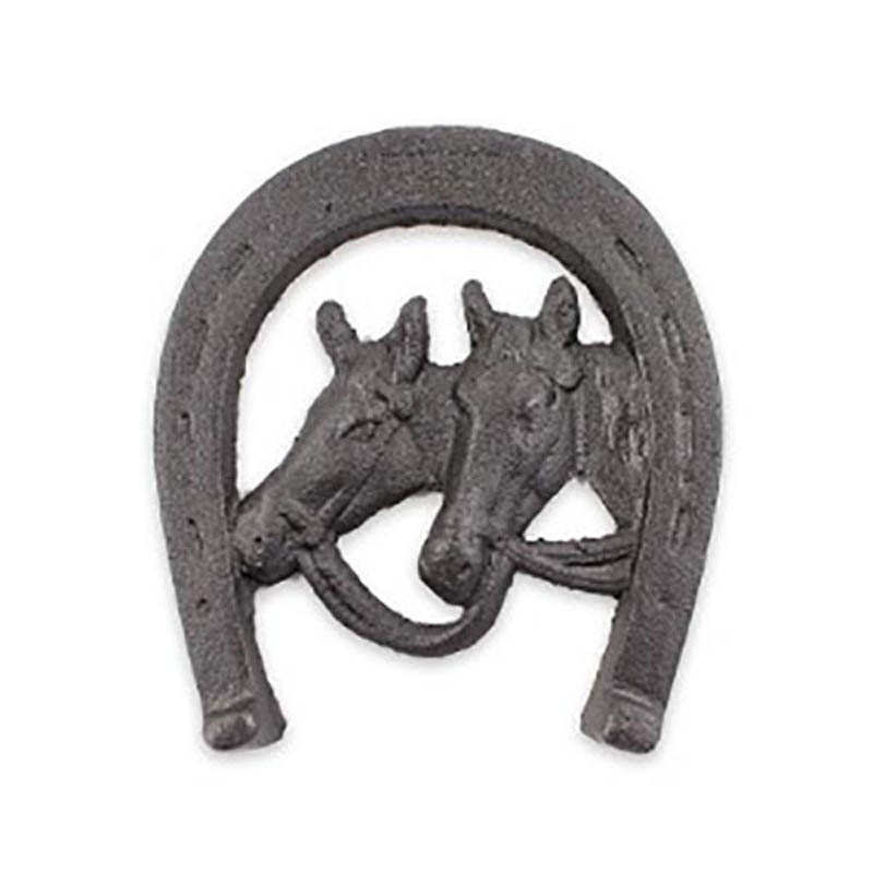 Herradura con caballos