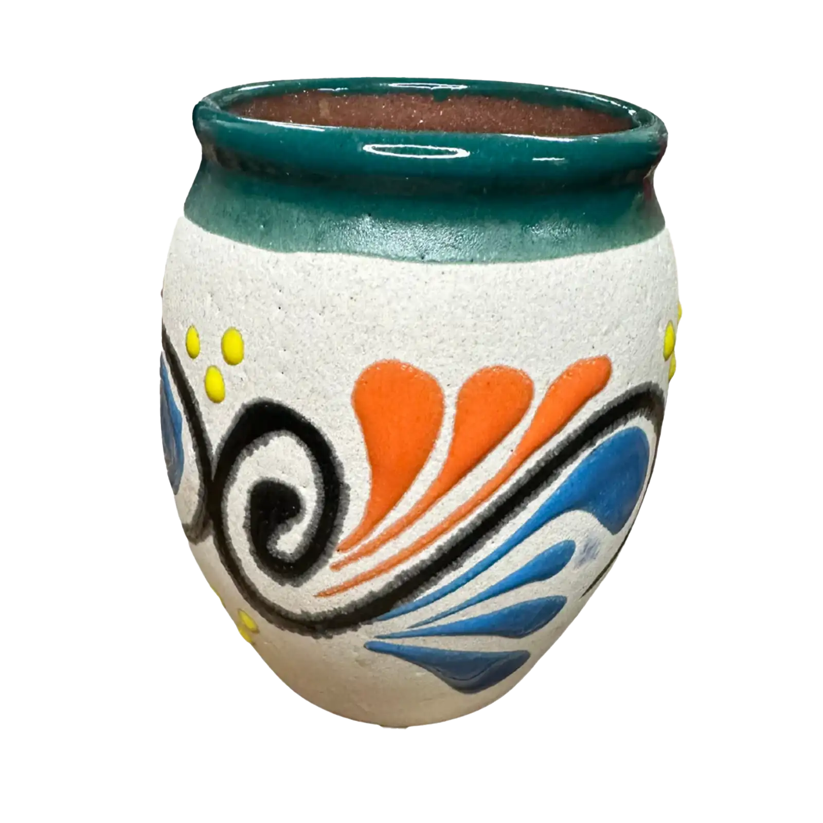 Cantarito Engobe y Espiga